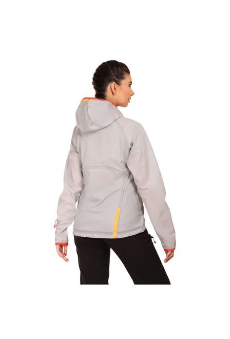 Fotogalerie Women's Ultralight Waterproof Hardshell Jacket CYCLONE LADY grey/palisander