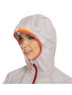 Fotogalerie Women's Ultralight Waterproof Hardshell Jacket CYCLONE LADY grey/palisander