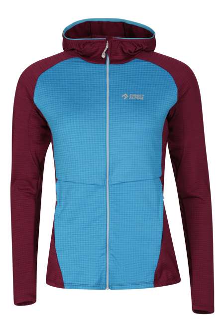 Fotogalerie Women's Fleece Hoodie SELLA HOOD LADY ocean/cherry