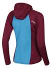 Fotogalerie Women's Fleece Hoodie SELLA HOOD LADY ocean/cherry