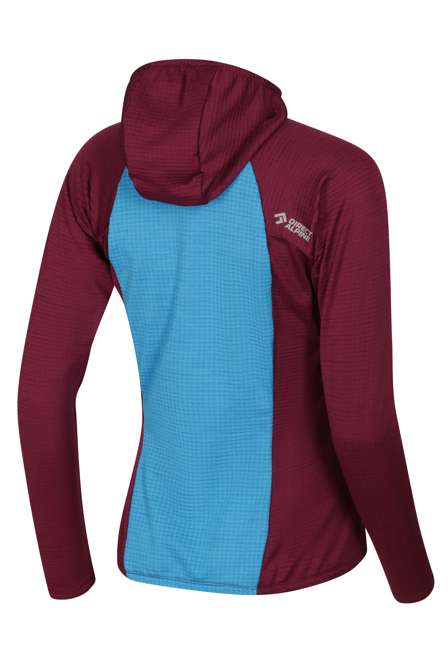 Fotogalerie Women's Fleece Hoodie SELLA HOOD LADY ocean/cherry