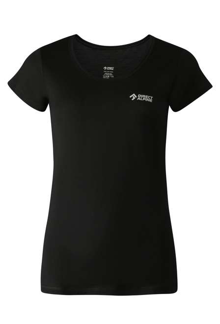 Fotogalerie Women's Merino T-Shirt FURRY LADY black (DA big font)