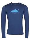 Fotogalerie Men's Merino T-Shirt FURRY LONG navy (Glacial lake)
