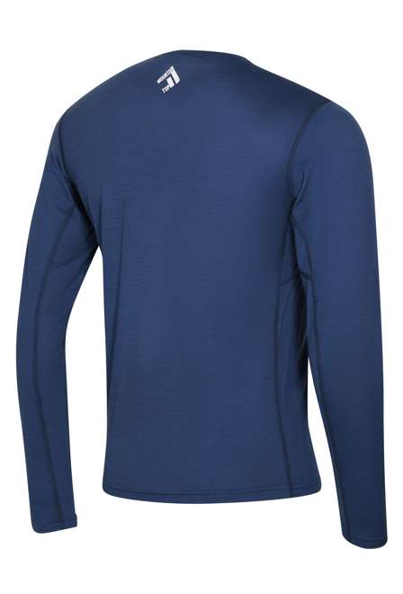 Fotogalerie Men's Merino T-Shirt FURRY LONG navy (Glacial lake)