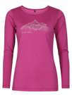 Fotogalerie Women's Merino Shirt FURRY LONG LADY orchid (Sillent hills)