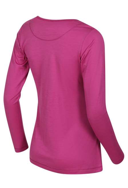 Fotogalerie Women's Merino Shirt FURRY LONG LADY orchid (Sillent hills)