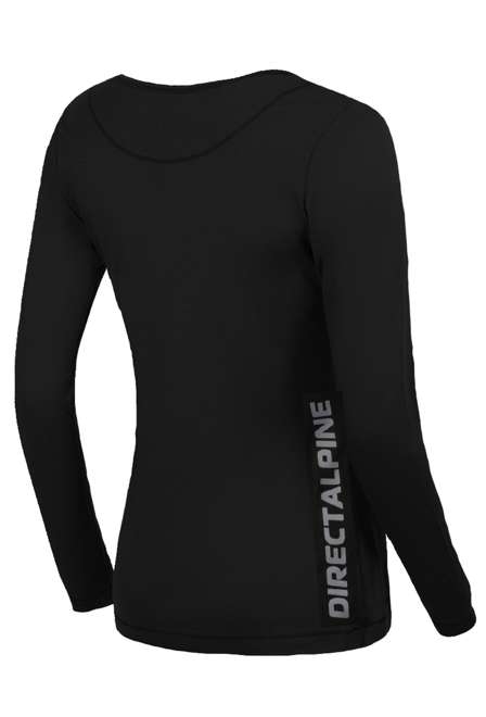 Fotogalerie Women's Merino Shirt FURRY LONG LADY black (DA big font)