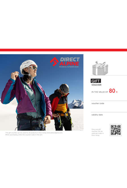 Fotogalerie Gift voucher for products 80 EUR